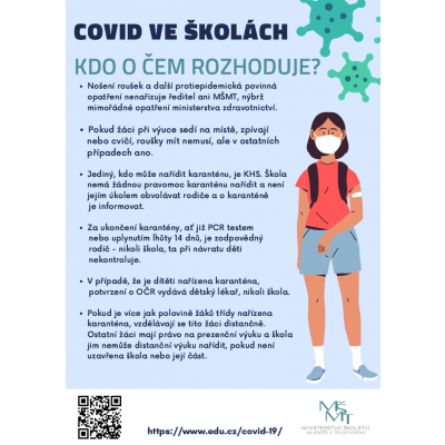 Informování o situaci ve škole covid-19