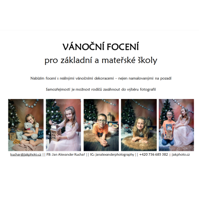 Vánoční focení